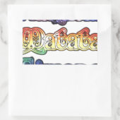 Hakuna Matata Europe Art Print/Graphic Rechteckiger Aufkleber (Tasche)