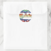 Hakuna Matata Europe Art Print/Graphic Runder Aufkleber (Tasche)