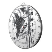 Hakuna Matata Fische Kunst drucken Dartscheibe (Vorderseite rechts)