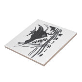 Hakuna Matata Fische Kunst drucken Fliese (Seite)