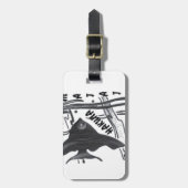 Hakuna Matata Fische Kunst drucken Gepäckanhänger (Vorderseite vertikal)