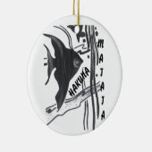 Hakuna Matata Fische Kunst drucken Keramikornament (Rechts)