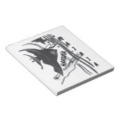 Hakuna Matata Fische Kunst drucken Notizblock (angewinkelt)