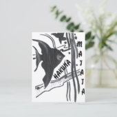 Hakuna Matata Fische Kunst drucken Postkarte (Stehend Vorderseite)