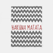 HAKUNA MATATA FLEECEDECKE (Vorderseite)