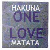 HAKUNA MATATA FLIESE (Vorderseite)