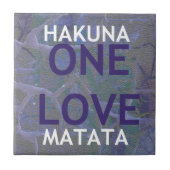 HAKUNA MATATA FLIESE (Vorderseite)