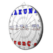 Hakuna Matata Frankreich Art Print/Graphic Dartscheibe (Vorderseite rechts)