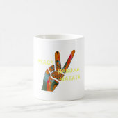 Hakuna Matata Frieden Kaffeetasse (Mittel)