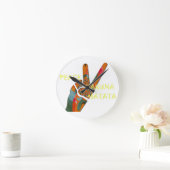 Hakuna Matata Frieden Runde Wanduhr (Zuhause)