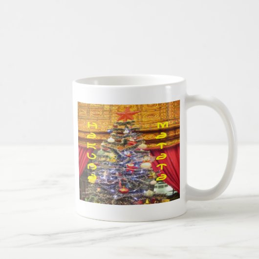 Hakuna Matata Frohe Weihnachten & ein glückliches Kaffeetasse (Rechts)