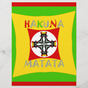 Hakuna Matata Fun Rasta Colors: Lebhaft & sorglos