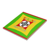 Hakuna Matata Fun Rasta Colors: Lebhaft & sorglos Fliese (Seite)