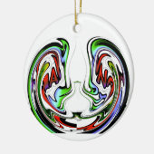 Hakuna Matata Funny Funny Fish Geschenk Farben Keramik Ornament (Links)