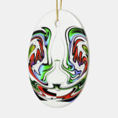 Hakuna Matata Funny Funny Fish Geschenk Farben Keramikornament (Links)