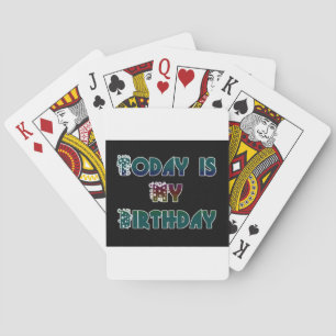 Hakuna Matata Geschenk Heute ist mein Geburtstag.p Spielkarten