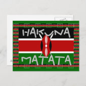 Hakuna Matata Geschenkkarten Postkarte (Vorne/Hinten)