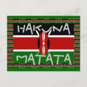 Hakuna Matata Geschenkkarten Postkarte (Vorderseite)