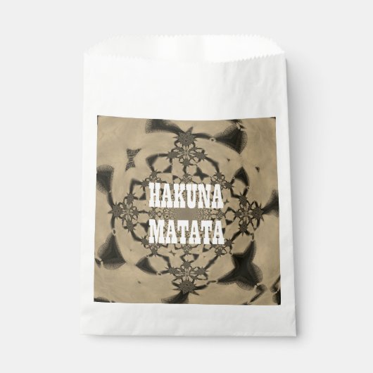 Hakuna Matata Geschenktütchen (Vorderseite)