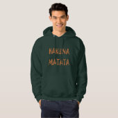 Hakuna Matata gibt Apparel Men's Basic Hoodie (Vorne ganz)