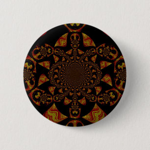 Hakuna Matata Gift Black Jamaica Pop Art. Button