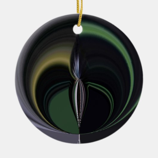 Hakuna Matata Girly Gifts Aurora Silver Lining Keramikornament (Vorne)