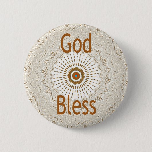Hakuna Matata Gott segne dich Button (Vorderseite)