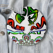 Hakuna Matata Graffiti Kunstdruckerei Button (Beispiel)