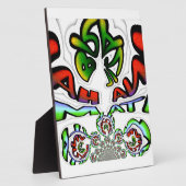 Hakuna Matata Graffiti Kunstdruckerei Fotoplatte (Seite)