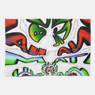 Hakuna Matata Graffiti Kunstdruckerei Handtuch