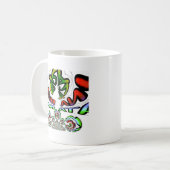 Hakuna Matata Graffiti Kunstdruckerei Kaffeetasse (Vorderseite Links)