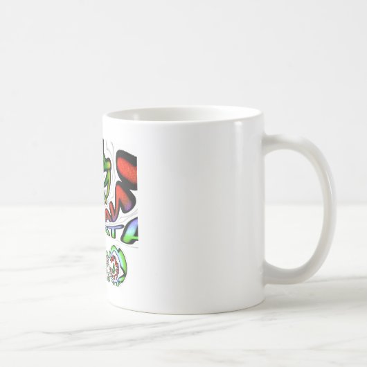 Hakuna Matata Graffiti Kunstdruckerei Kaffeetasse (Rechts)