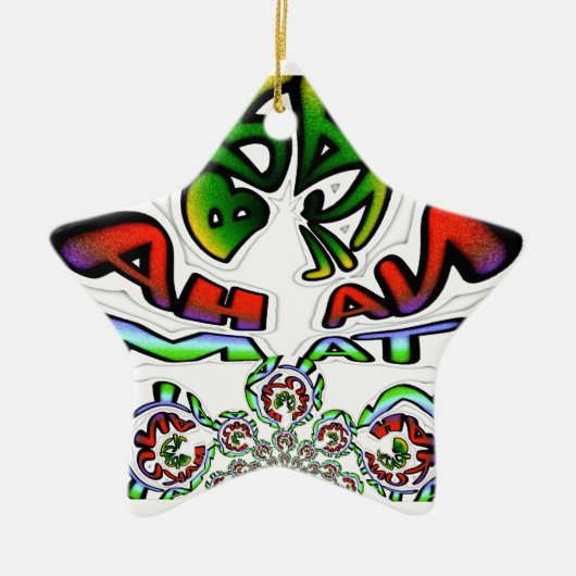 Hakuna Matata Graffiti Kunstdruckerei Keramik Ornament (Vorne)