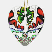 Hakuna Matata Graffiti Kunstdruckerei Keramikornament (Links)