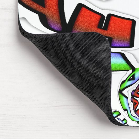 Hakuna Matata Graffiti Kunstdruckerei Mousepad (Ecke)