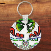 Hakuna Matata Graffiti Kunstdruckerei Schlüsselanhänger (Vorderseite)