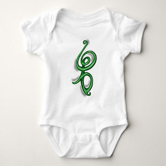 Hakuna Matata ~ Green Baby Strampler (Vorderseite)