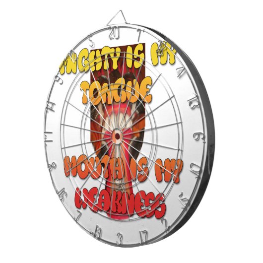 Hakuna Matata HAkuna Matata Big Mouth. Dartscheibe (Vorderseite rechts)