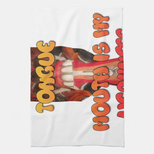 Hakuna Matata HAkuna Matata Big Mouth. Handtuch (Vertikal)