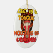 Hakuna Matata HAkuna Matata Big Mouth. Keramik Ornament (Rechts)