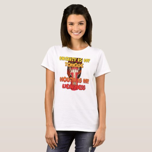 Hakuna Matata Hakuna Matata Big Mouth Kleid T-Shirt (Vorne ganz)