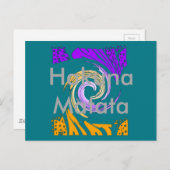 Hakuna Matata Hakuna Matata Giftkarten Postkarte (Vorne/Hinten)
