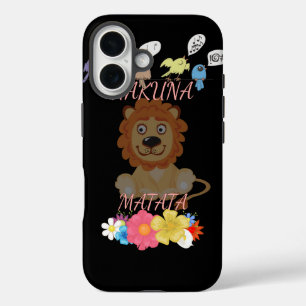 Hakuna Matata Hakunamatata baby lion.png iPhone 16 Hülle