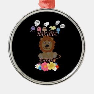 Hakuna Matata Hakunamatata Baby Löwe. Ornament Aus Metall