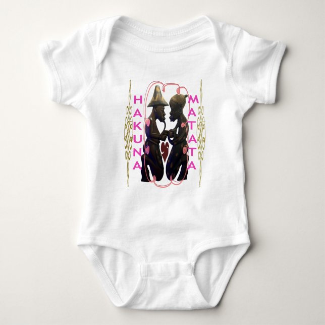 Hakuna Matata Hakunamatata Baby Strampler (Vorderseite)