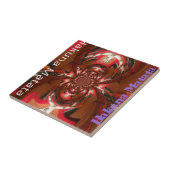 Hakuna Matata Halloween Mask Kaleidoskop Abstrakt Fliese (Seite)