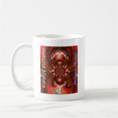Hakuna Matata Halloween Mask Kaleidoskop Abstrakt Kaffeetasse (Links)