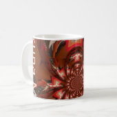 Hakuna Matata Halloween Mask Kaleidoskop Abstrakt Kaffeetasse (Vorderseite Links)