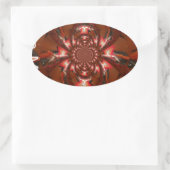 Hakuna Matata Halloween Mask Kaleidoskop Abstrakt Ovaler Aufkleber (Tasche)