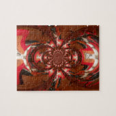 Hakuna Matata Halloween Mask Kaleidoskop Abstrakt Puzzle (Horizontal)